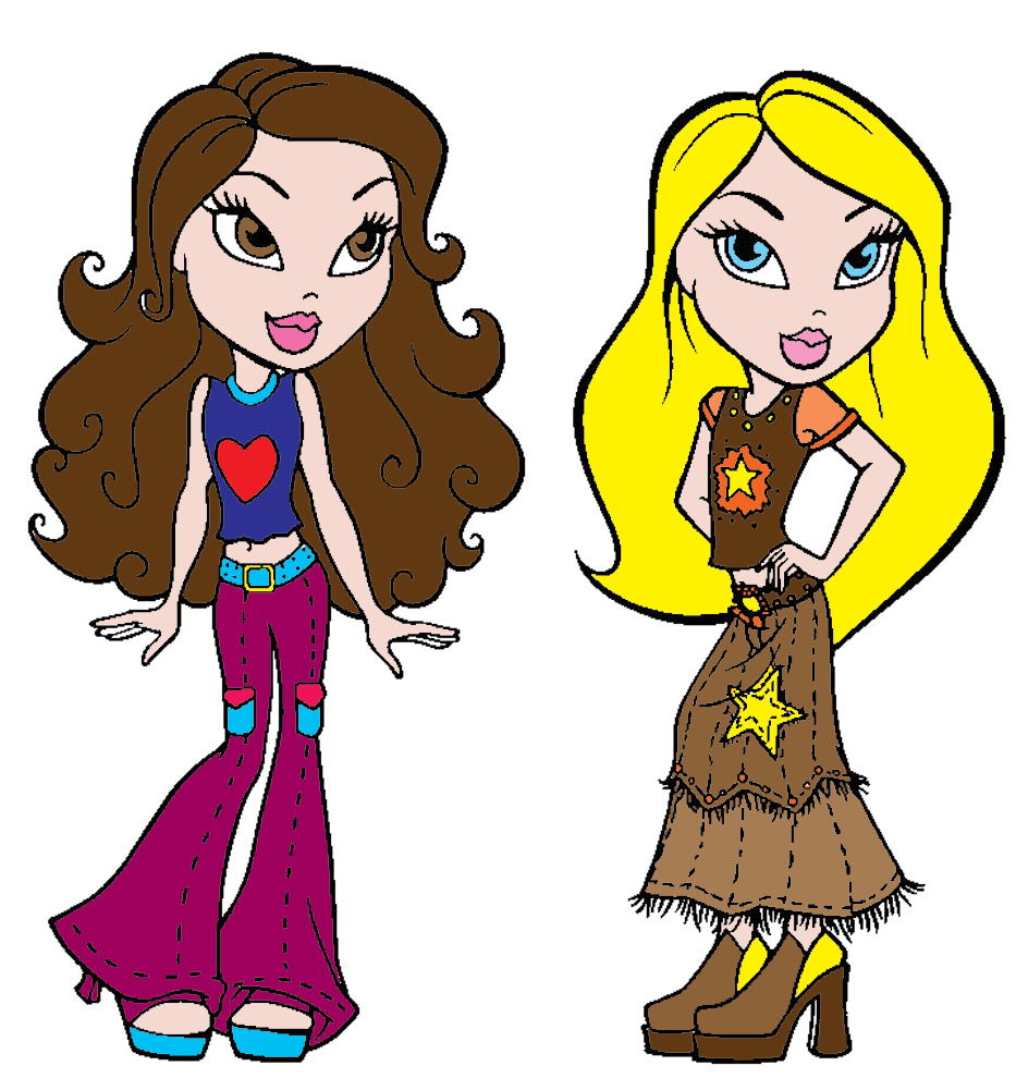 immagini bratz da colorare